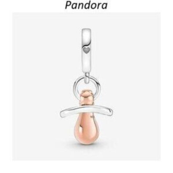 Authentic Pandora Baby Pacifier Dangle Charm - Picture 2 of 5